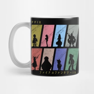 FFIX Character Silhouettes Mug